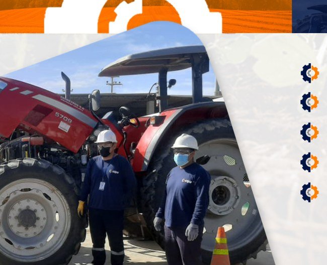 Equipo Allpa con maquinaria Massey Ferguson